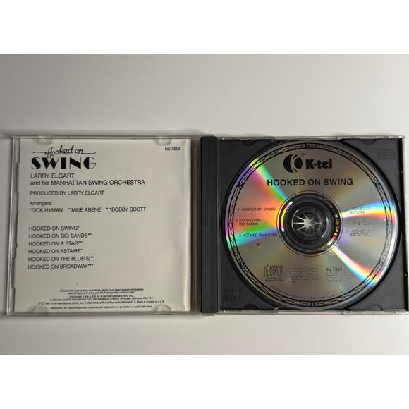 Hooked on Swing CD (1987) Larry Elgart & Manhattan Swing Orchestra Big Band - Picture 3 of 8